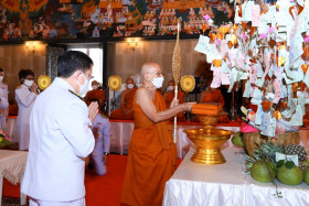 อว. ทอดผ้าป่า เพื่อน้อมเกล้าน้อมกระหม่อมถวายพระราชกุศล ณ ... พารามิเตอร์รูปภาพ 9